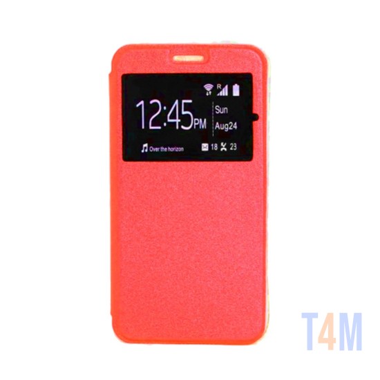 Capa Flip Candy para Huawei P8 Lite Vermelho